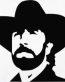 Chuck Norris Texas Ranger Decal