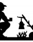 cowboy coffee decal
