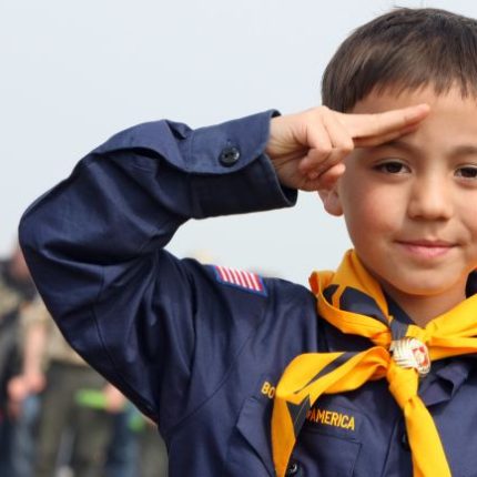 cub scout salute sticker