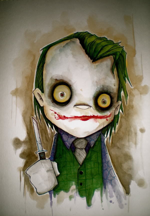 AdamVickerstaff.com - Joker (Dark Knight) fan art