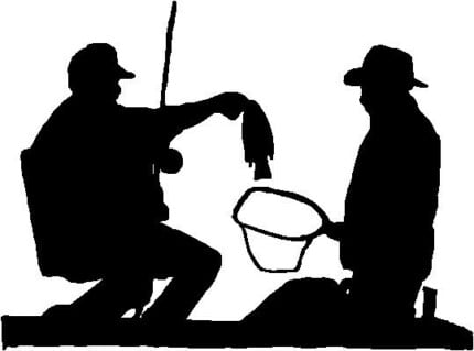 Diecut Vinyl Fishing Decal 05