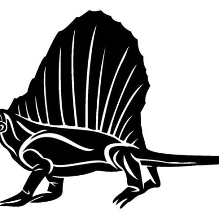 Dimetrodon Vinyl Car Decal