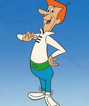 george jetson color sticker