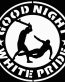 good night white pride diecut decal