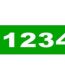 B - 6x18 Side Mount Reflective Address Sign