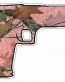 HAND GUN FILLS camo nature pink