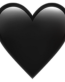 heart black emoji