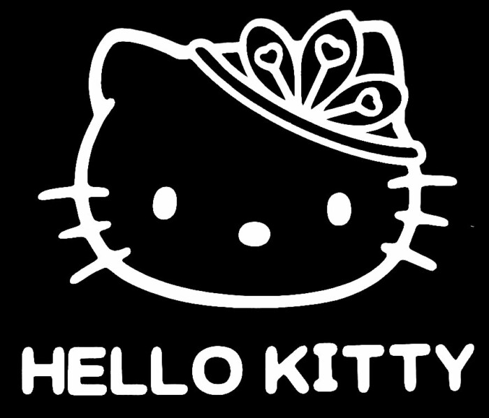 Hello K Princess Sticker