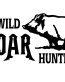 hog wild boar hunter decal