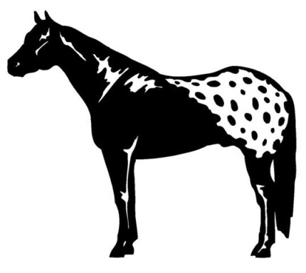 Horse Diecut Decal 45