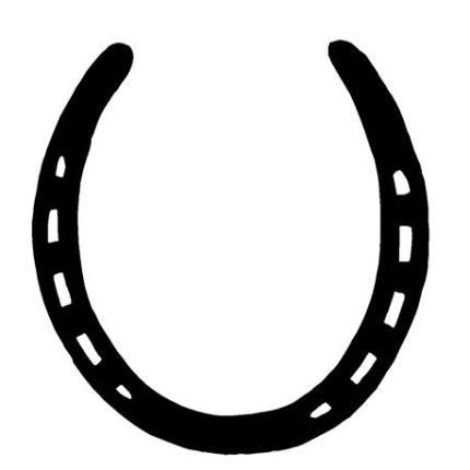 Horse Shoe Diecut Decal 34