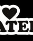 I love Haters Diecut Vinyl Sticker