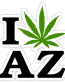 I Marijuana Arizona Sticker