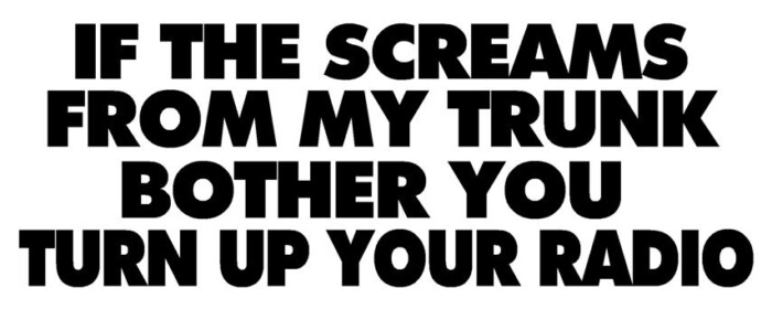 If The Screams Bother You Adhesive Vinyl Decal