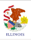 Illinois State Flag Decal