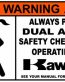 Kawasaki Funny Warning Sticker 4