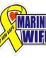 Keep Him Safe Ribbon Sticker MARINES