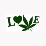 Love Weed Decal