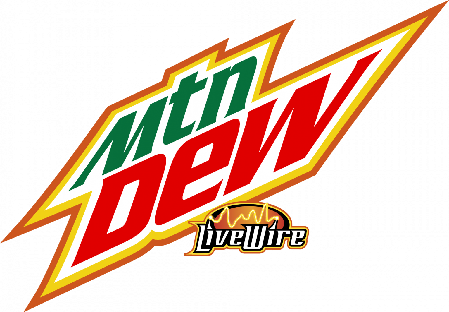 mountain dew LIVEWIRE LOGO sticker - Pro Sport Stickers