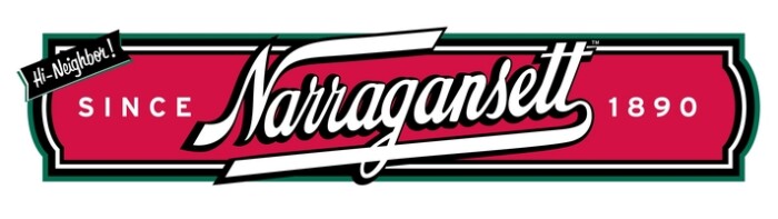 Narragansett Beer original Sticker - PAIR