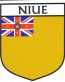 Niue Flag Crest Decal Sticker