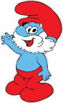 Papa Smurf Wave Decal