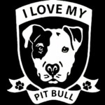 Pitbull Vinyl Car Decal 02