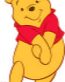 Pooh 31 Adhesive Vinyl Decal Sticker