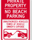 Private Property Sign