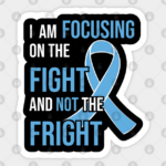 PROSTRATE CANCER RIBBON STICKERS 2