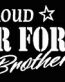 PROUD Military Stickers AIR FORCE BROTHER
