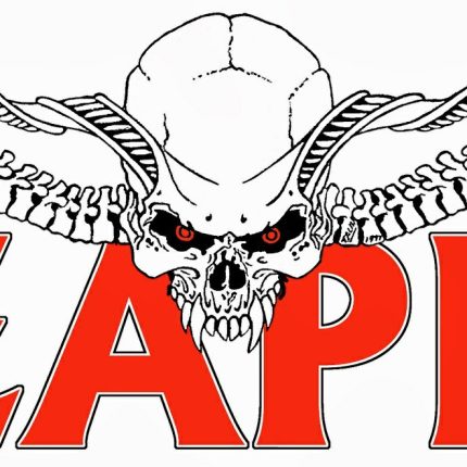 reaper skull logo sticker