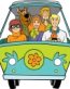 SCOOBY VAN GROUP STICKER
