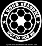 SIX GOOD REASONS-funny-decals-truck-decal