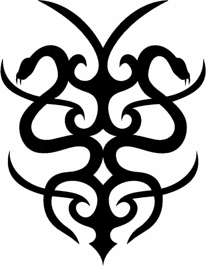 Snake Tribal Decal