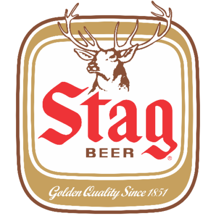 STAG BEER STICKER