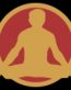 Yoga Pose Circular Decal