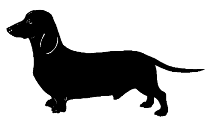 041 Smooth Dachshund Decal