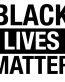 1 BLACK LIVES MATTER B&W STICKER