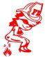 Peeon Fire Chick decal