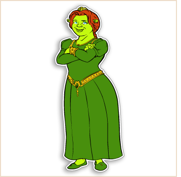 Shrek character illustration