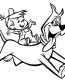 Astro and Elroy Jetson Decal