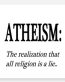 atheism_shirt_square_free thnking sticker
