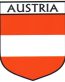 Austria Flag Crest Decal Sticker