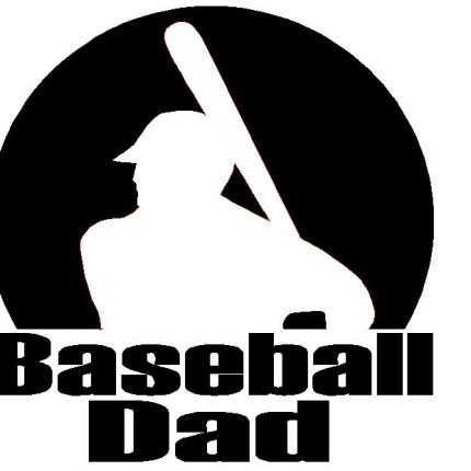 Baseball Dad Adhesive Vinyl Decal