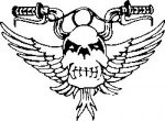 Biker Skull Decal 04