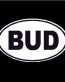 Bud Oval Decal