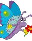Butterfly Color Window or Wall Sticker 2