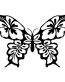 Butterfly-Hibiscus-Flower-Decal