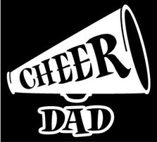 Cheer Dad Car Truck Window Wall Decal 2